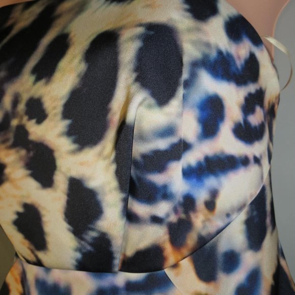 CAMEO - PLAY WITH FIRE - LEOPARD PRINT - STRAPLESS DRESS - SIZE XS - NWT - Picture 3 of 7